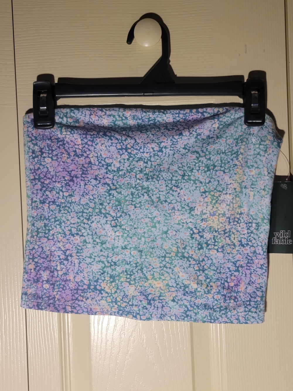 Target Wild Fable Pastel Multi Floral Tube Top